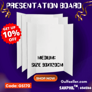 GS170 Tri-Fold Presentation Board | Large Size 90x120cm (set of 3pcs)